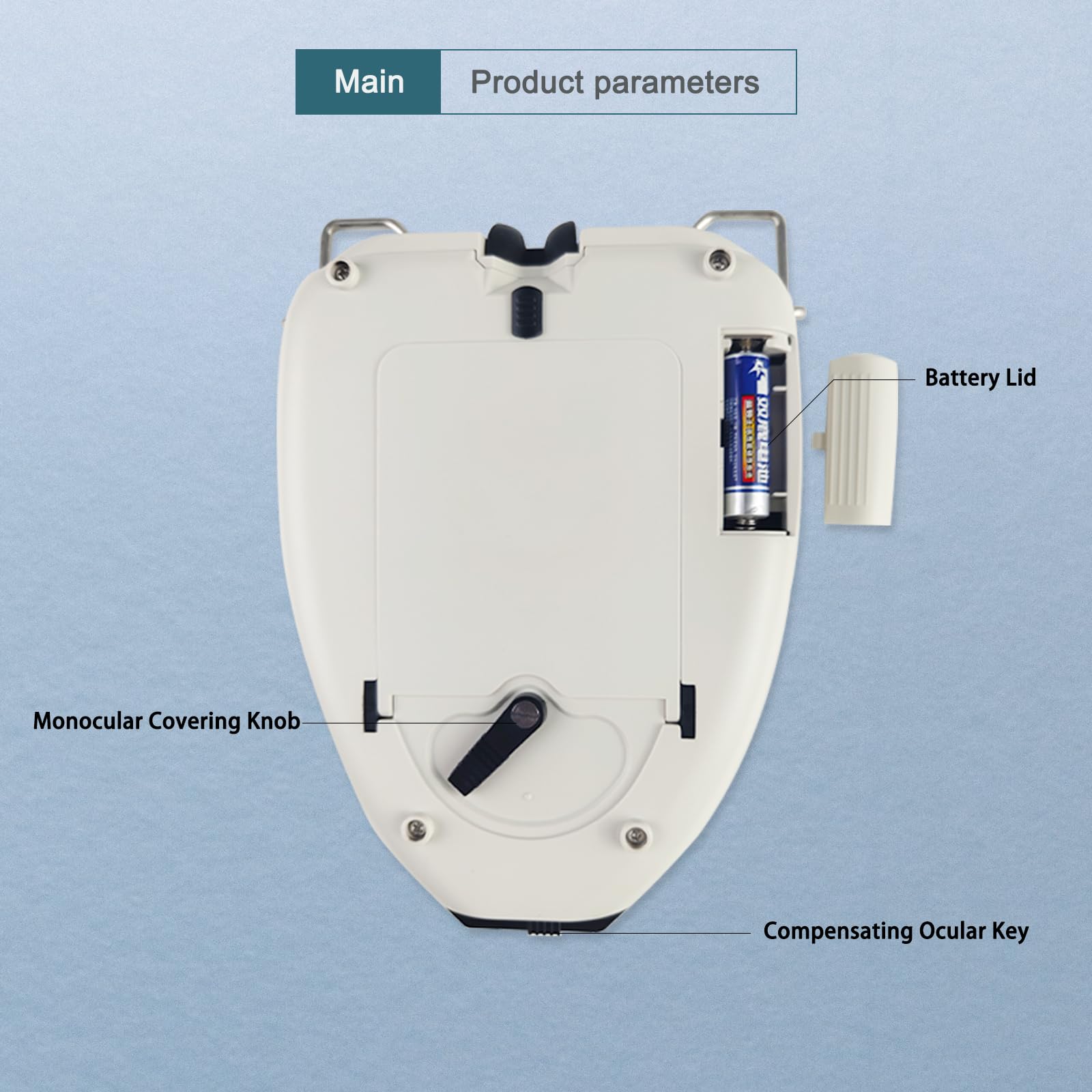 Instrumento óptico PD pupila medidor Digital pupila medidor LED Objetivo luz telémetro de precisión de 0,1 mm