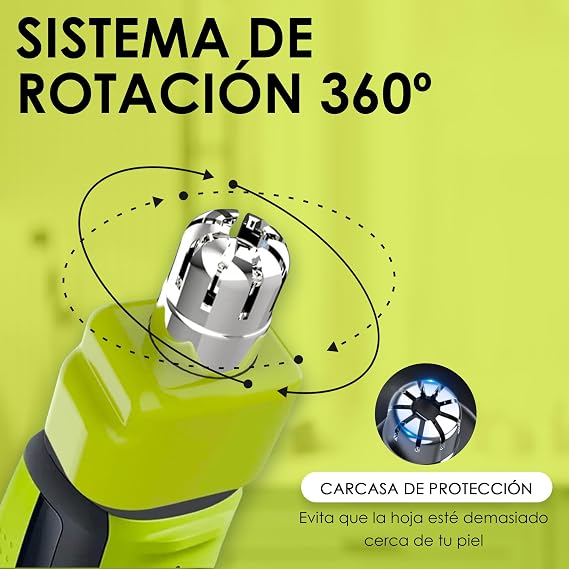 One Blade Nose and Ear Blade Compatible with One Blade, Protective Shell, Easy Cleaning (1 Pack) (Nose Blade)