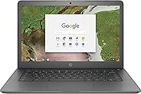 Vista 1 de HP Chromebook 14" G5, Intel Celeron N3350, 4GB RAM, 16GB SSD (3NU63UT#ABA) (Reacondicionado)