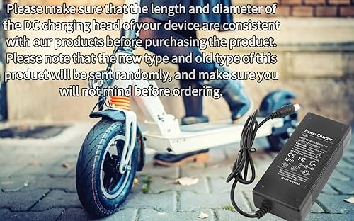 Miniatura 6 de Headerbs Lime Scooter Charger, 48V Stand Up Scooter Charger, 42V 2A Reemplazo de Scooter Eléctrico Cargador Cargador Cargador de Batería Cargador de