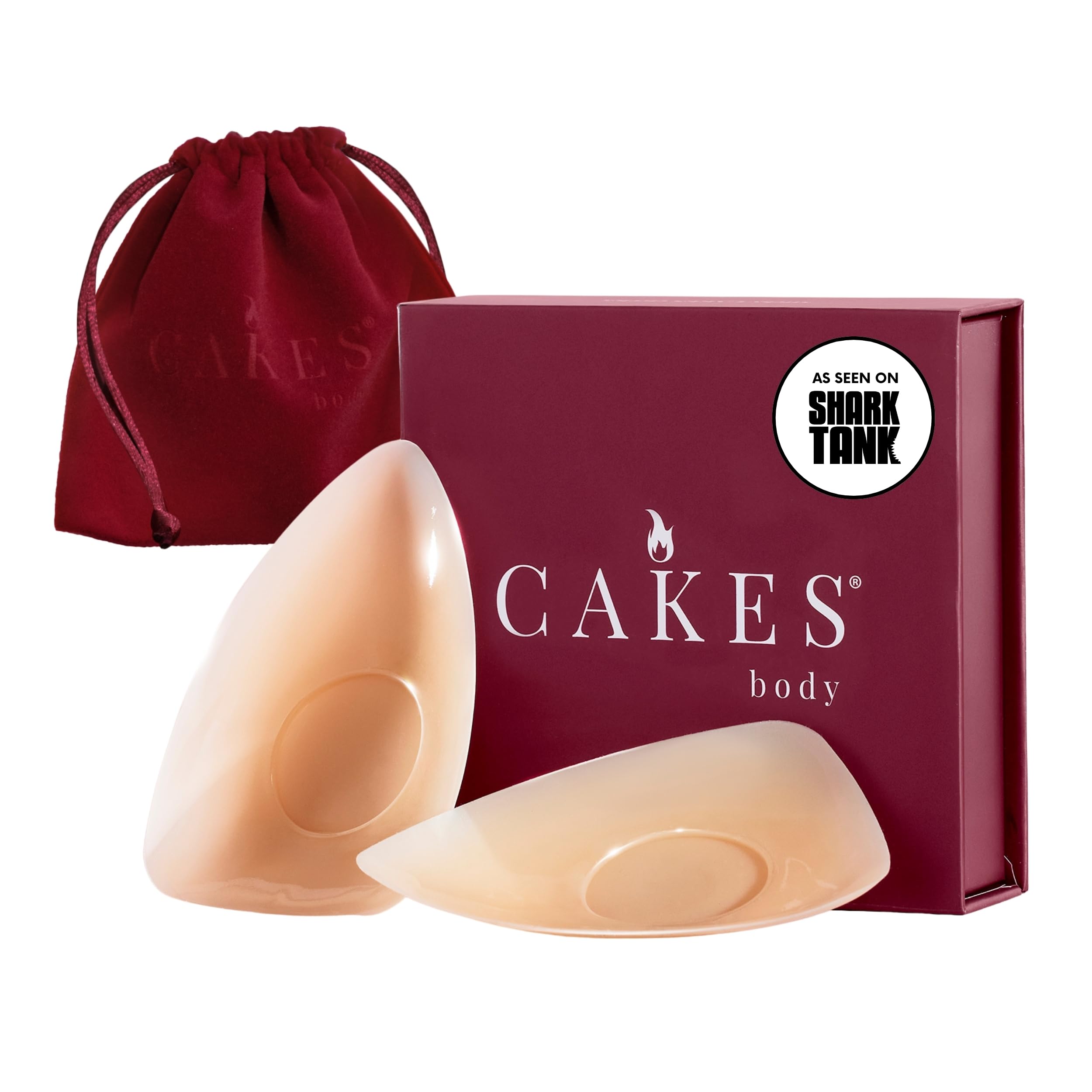 CAKES Body® sticky Triangle Nipple Covers for Women - The Viral Sticky Boobs With an Adhesive-free nip nook™