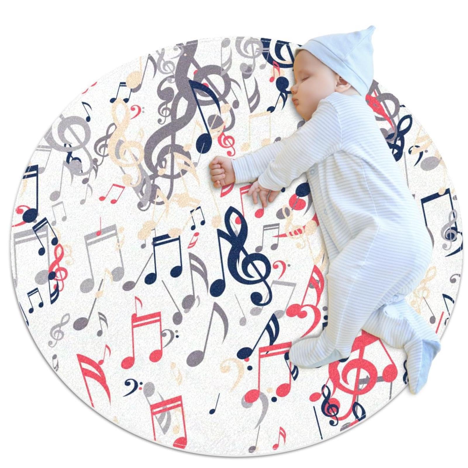 Tapis de salle de bain notes de musique pour une ambiance douce