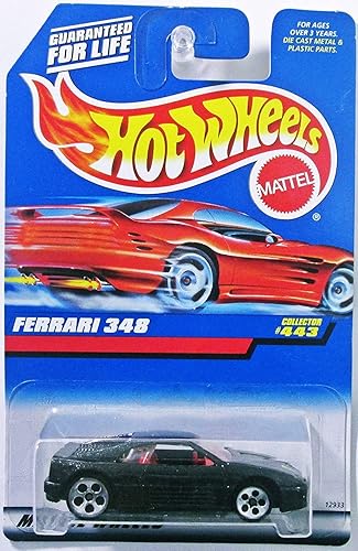 Hot Wheels #443 Ferrari 348 5-Hole Wheels Tarjeta Roja Coleccionista Coche Coleccionable Mattel Escala 1:64