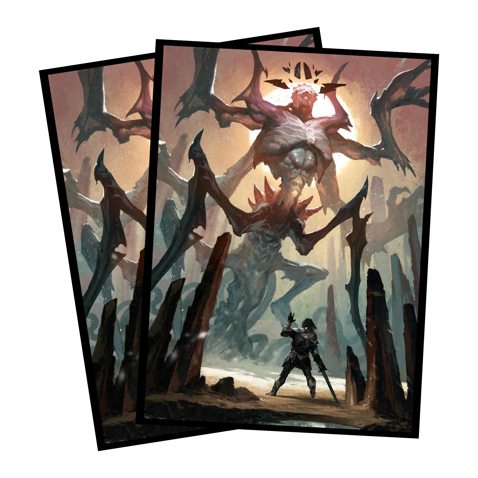 (The Giant) 100% Hand-Drawn 100ct Textured Matte TCG/MTG Card Art Sleeves by Realm Guard : Toys & Games
