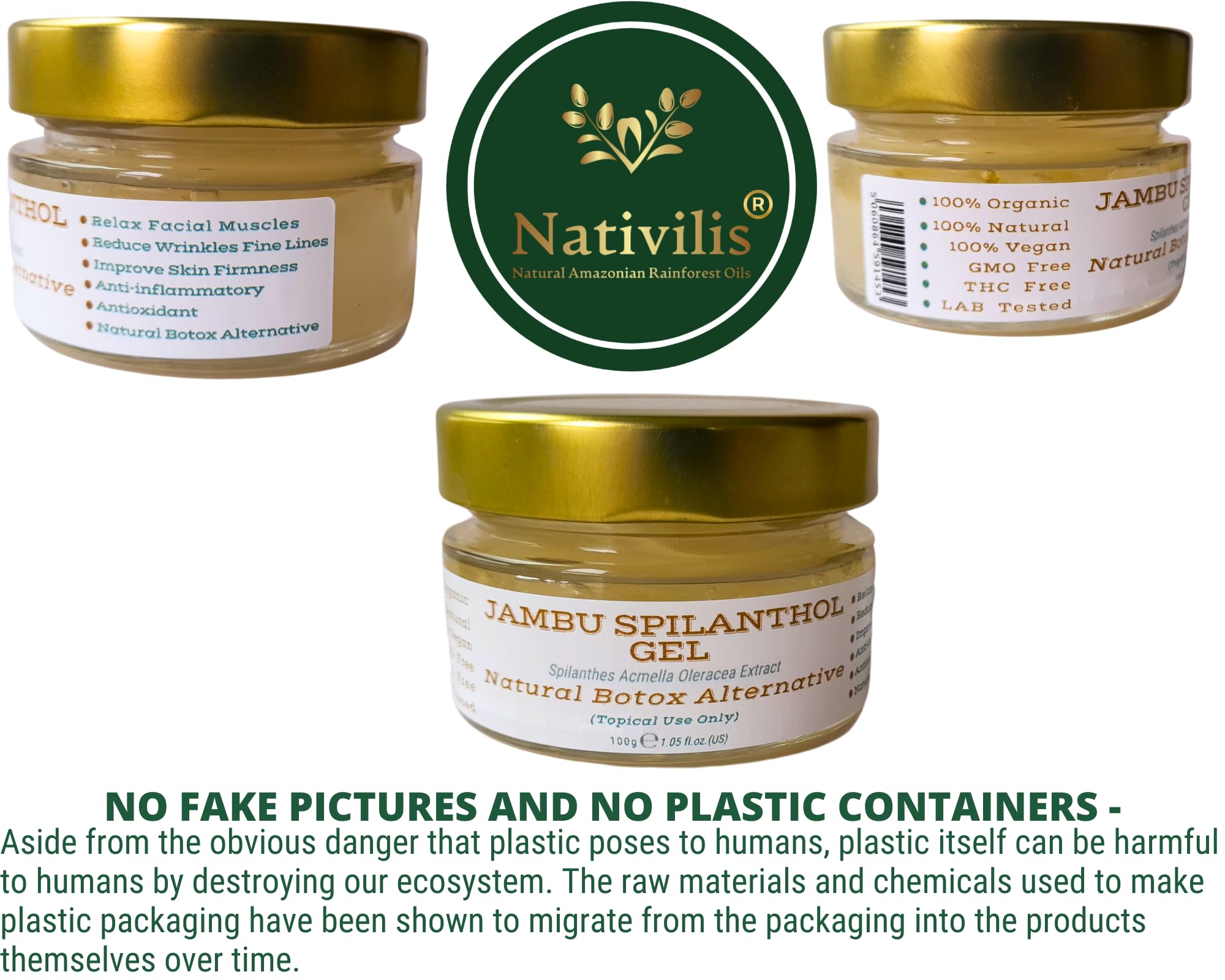 Nativilis Jambu Spilanthol Gel, (Spilanthes Acmella Oleracea Extract) - Image 4