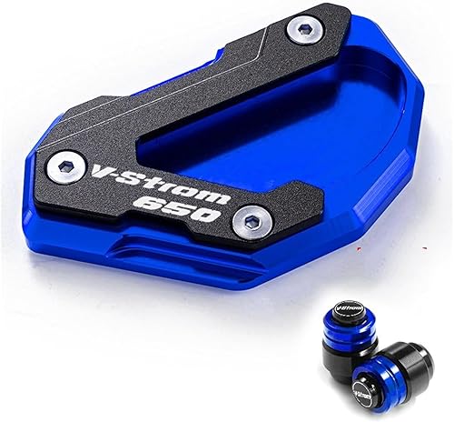 for Suzuki for V-Strom 650XT for VSTROM 650 for DL650 Accessories Side Bracket with Enlarged Support Plate and Tire Air Valve Cover Enlarged