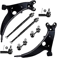 Vista 873 de Detroit Axle - Kit de suspensión frontal de 8 piezas para Dodge Journey 2009-2015, 2 brazos de control inferiores, 2 rótulas, 2 varillas