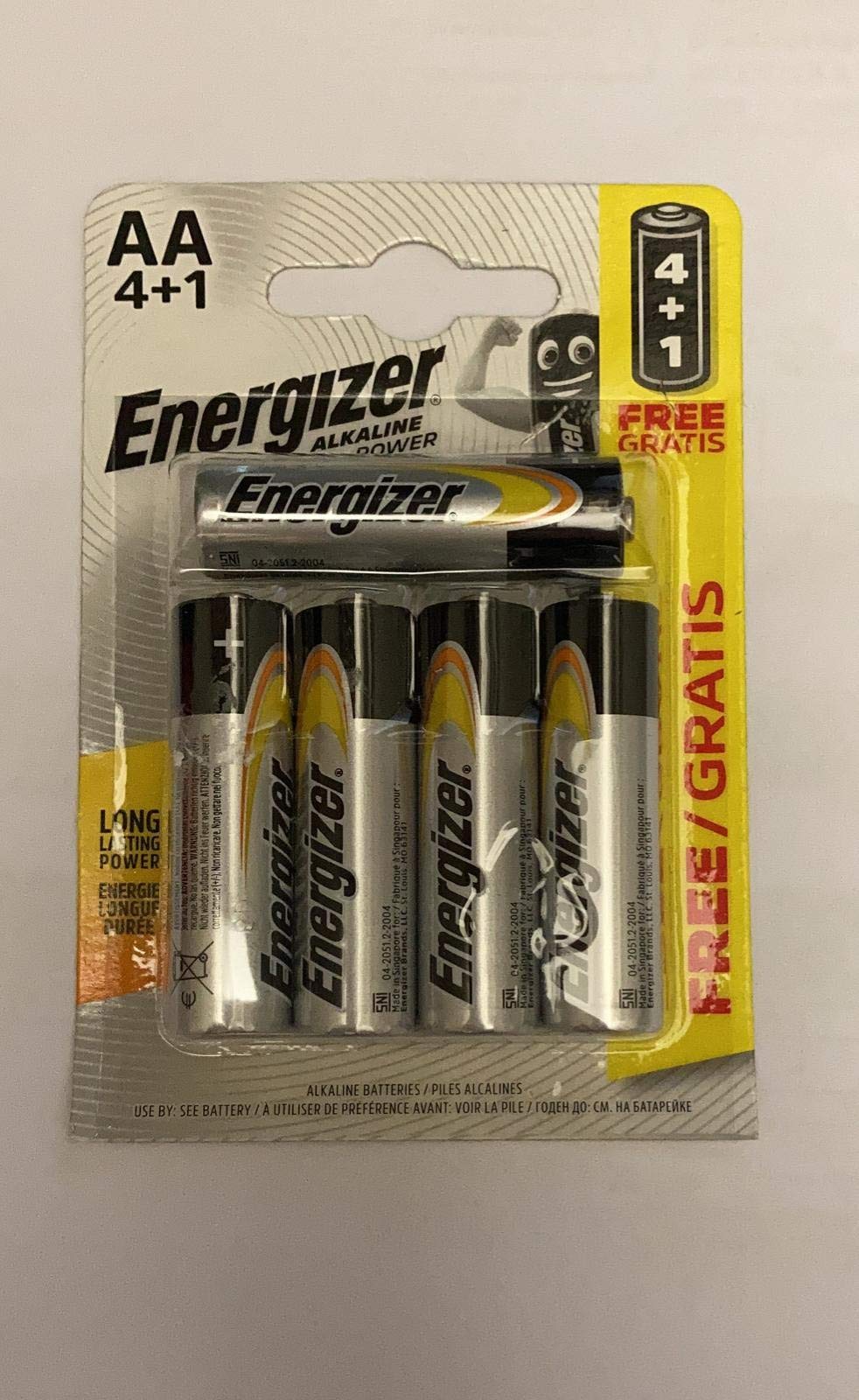 Energizer Enr414974 Alkaline Power Battery Aa Pack 5