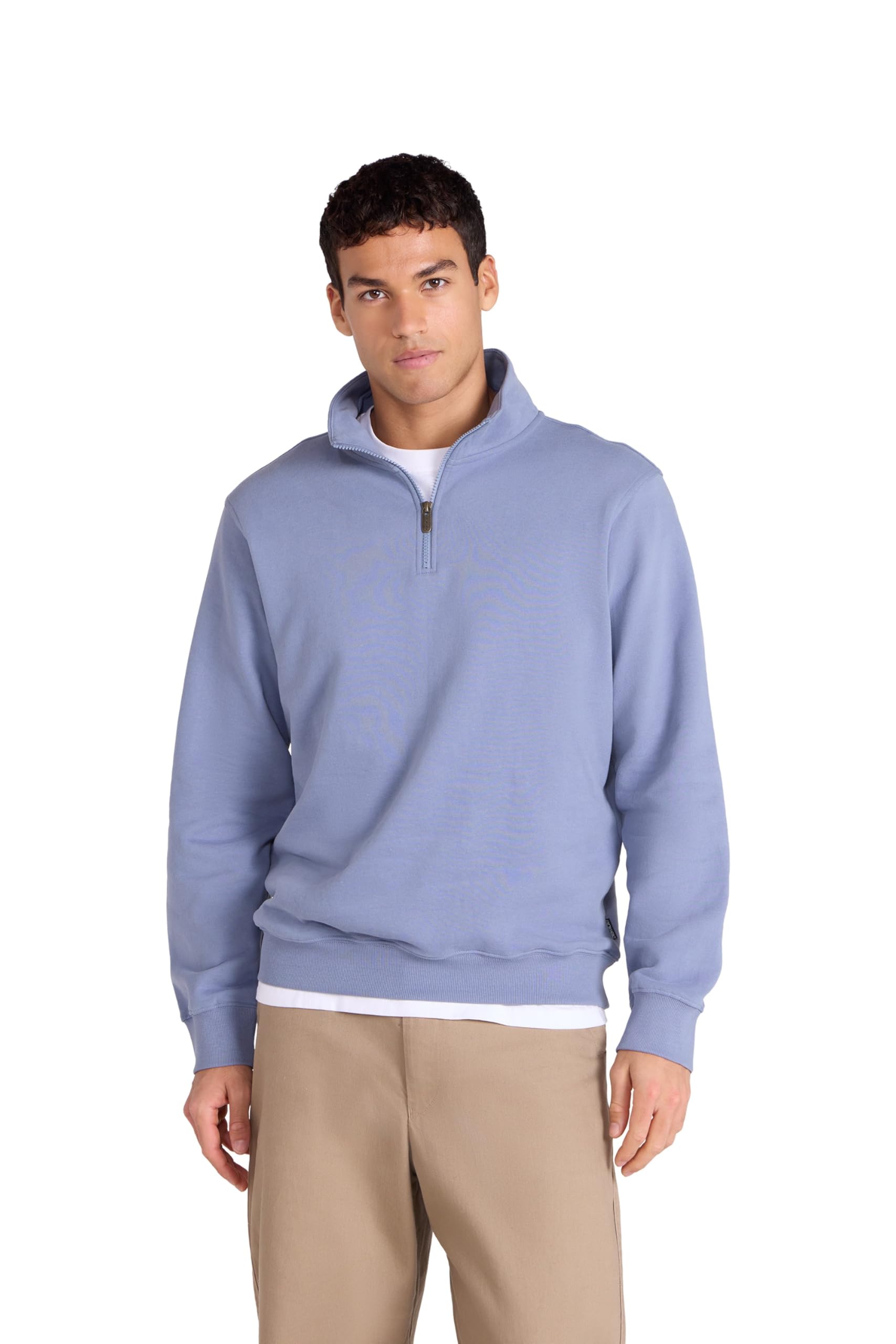 Animal Sid Mens Half-Zip Sweat Blue XL