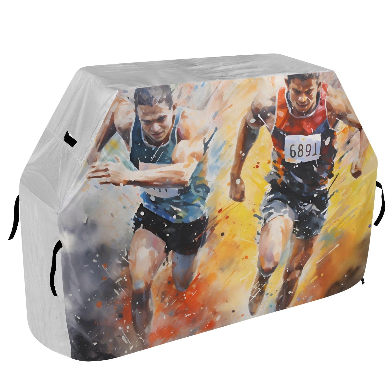 Copertura per barbecue da corsa per maratona, impermeabile, resistente, per esterni
