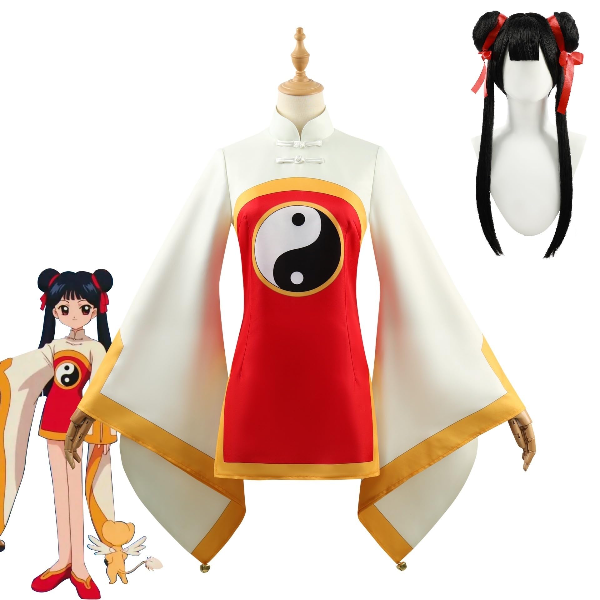 Amazon.co.jp: AZCQD カードキャプターさくら 李苺鈴 コスプレ衣装