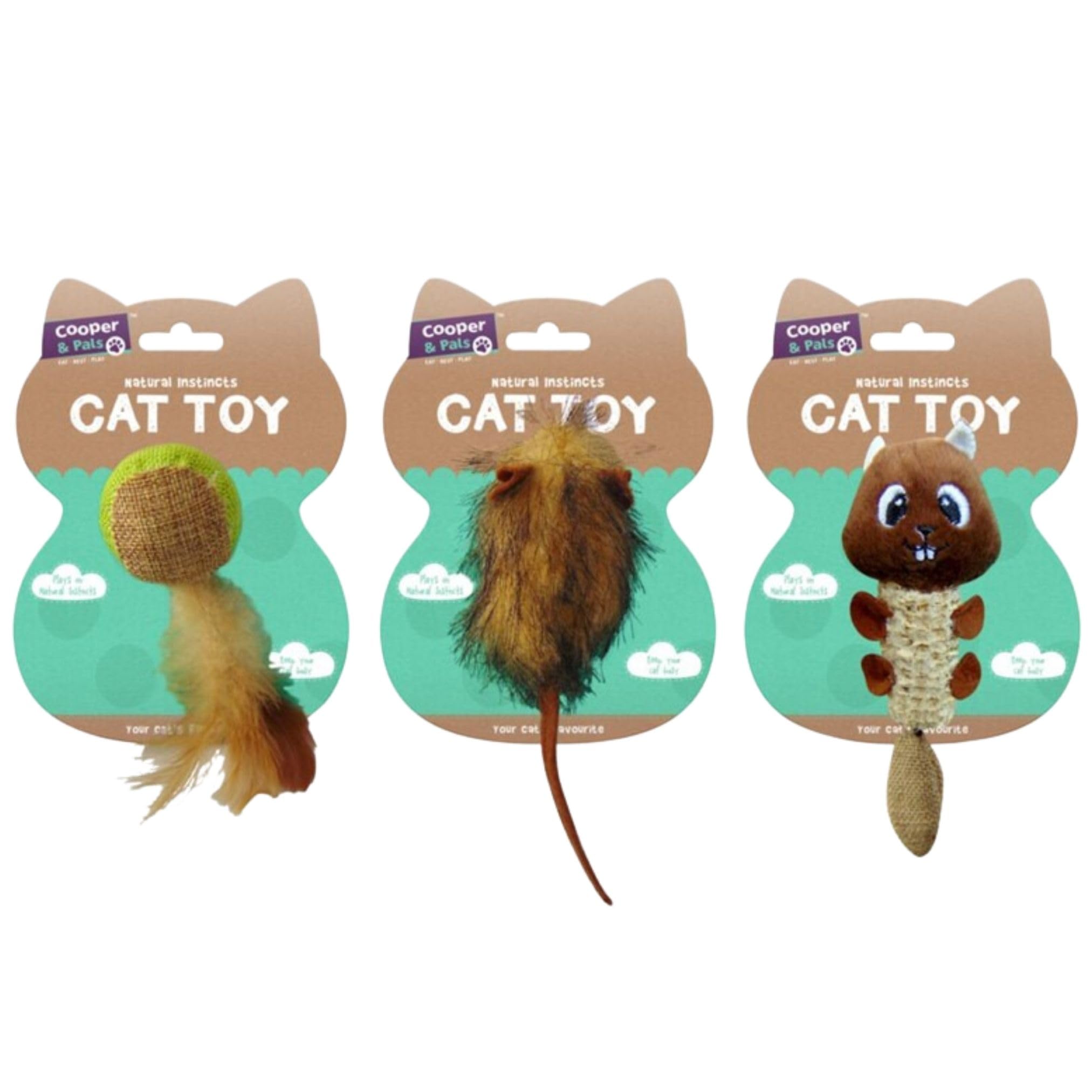 AKH® Natural Instincts Assorted Cat Toys