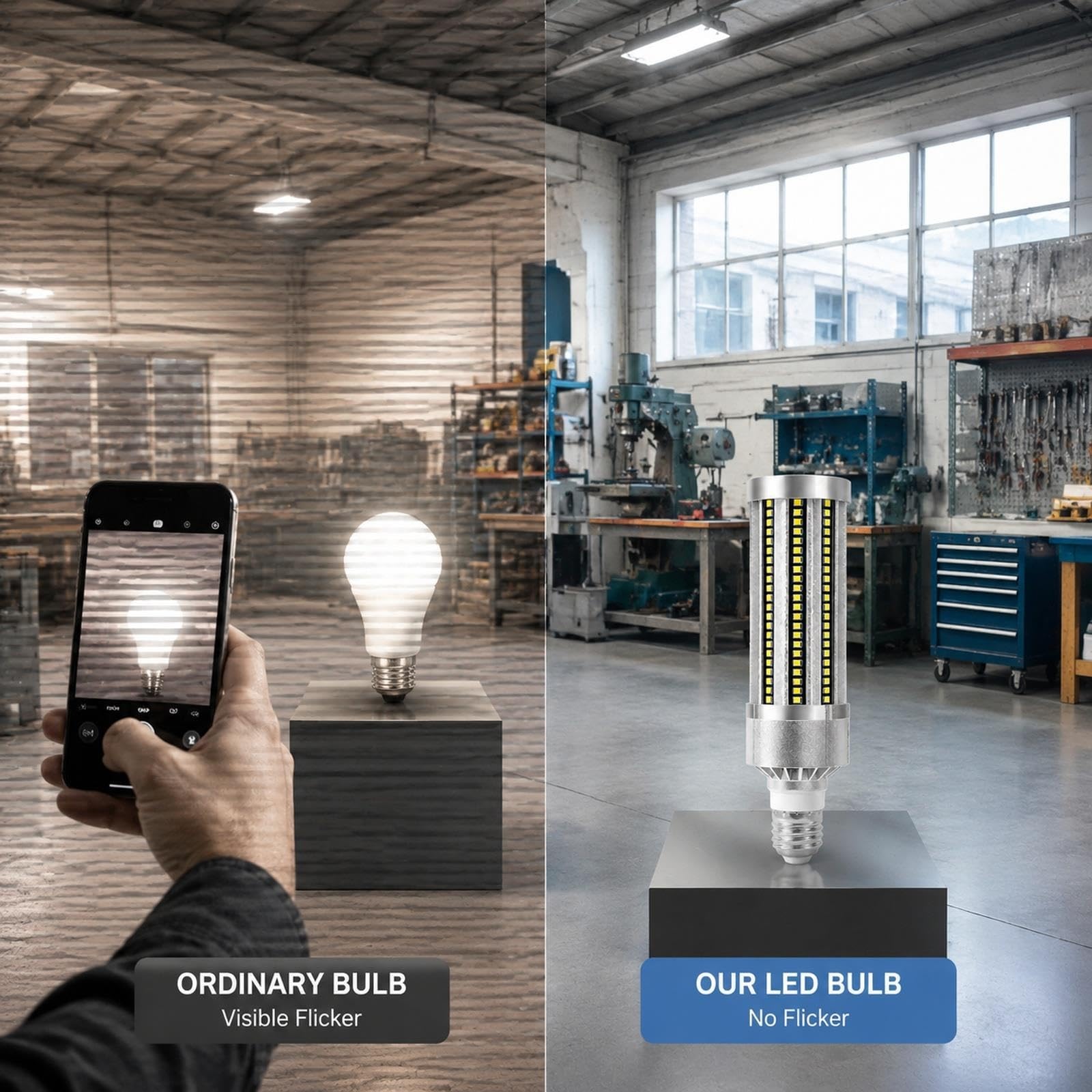 Bombilla LED maíz E27 35W 4200LM 6000K Luz fría Luminosidad No Regulable