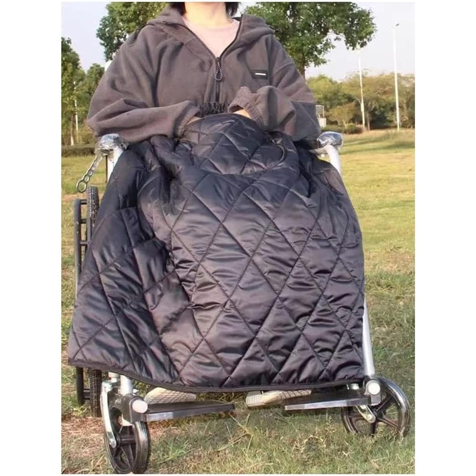 Manta para piernas de Silla de Ruedas, Manta Impermeable y Resistente al Desgaste para Silla de Ruedas para Personas Mayores, Manta para Silla de Ruedas de Invierno para Adultos, Manta para