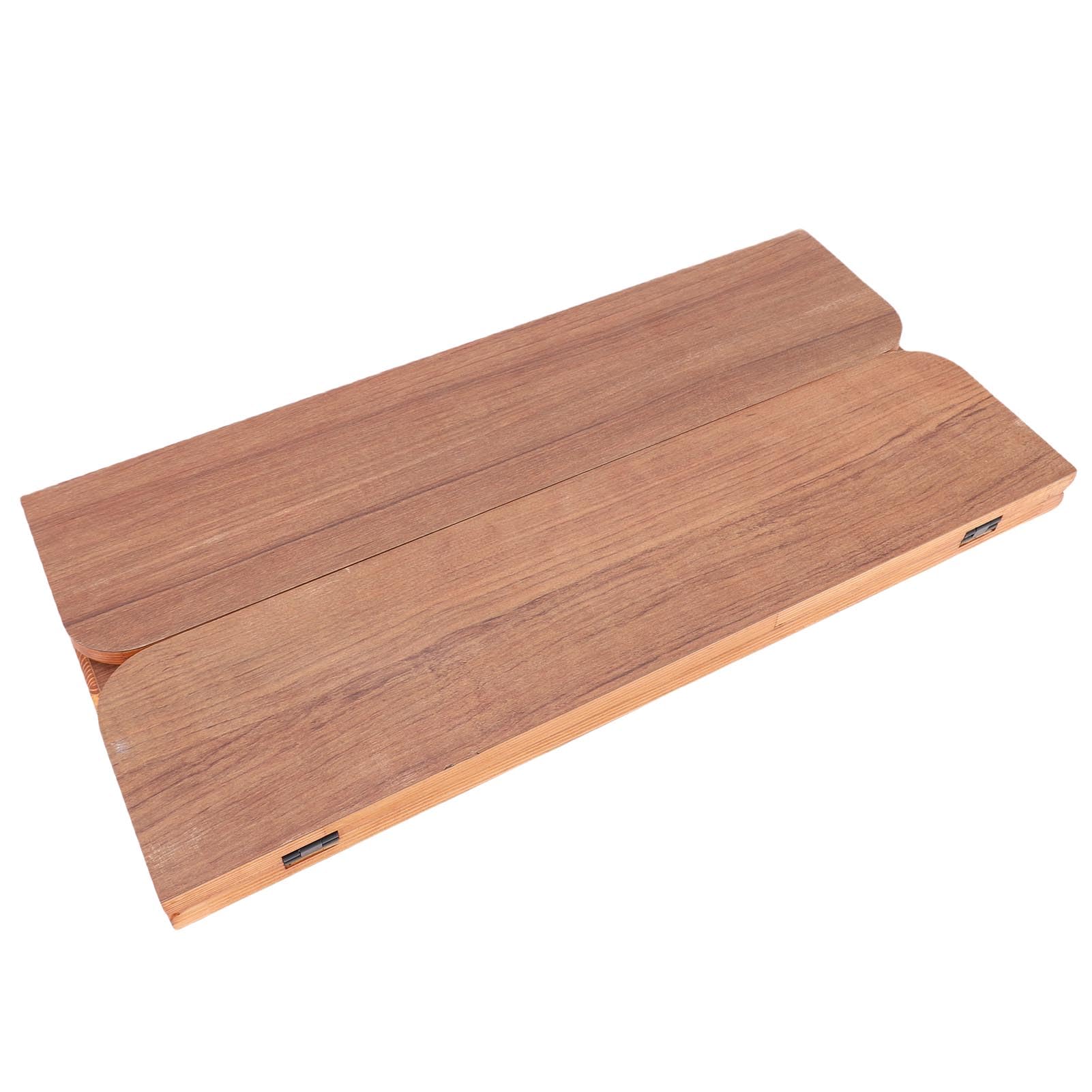 Tnfeeon Wohnmobil-Tischplatte, Faltbares Massivholz-Design, 23,43 x 18,9 Zoll, Weiß, Braun (595 x 580)