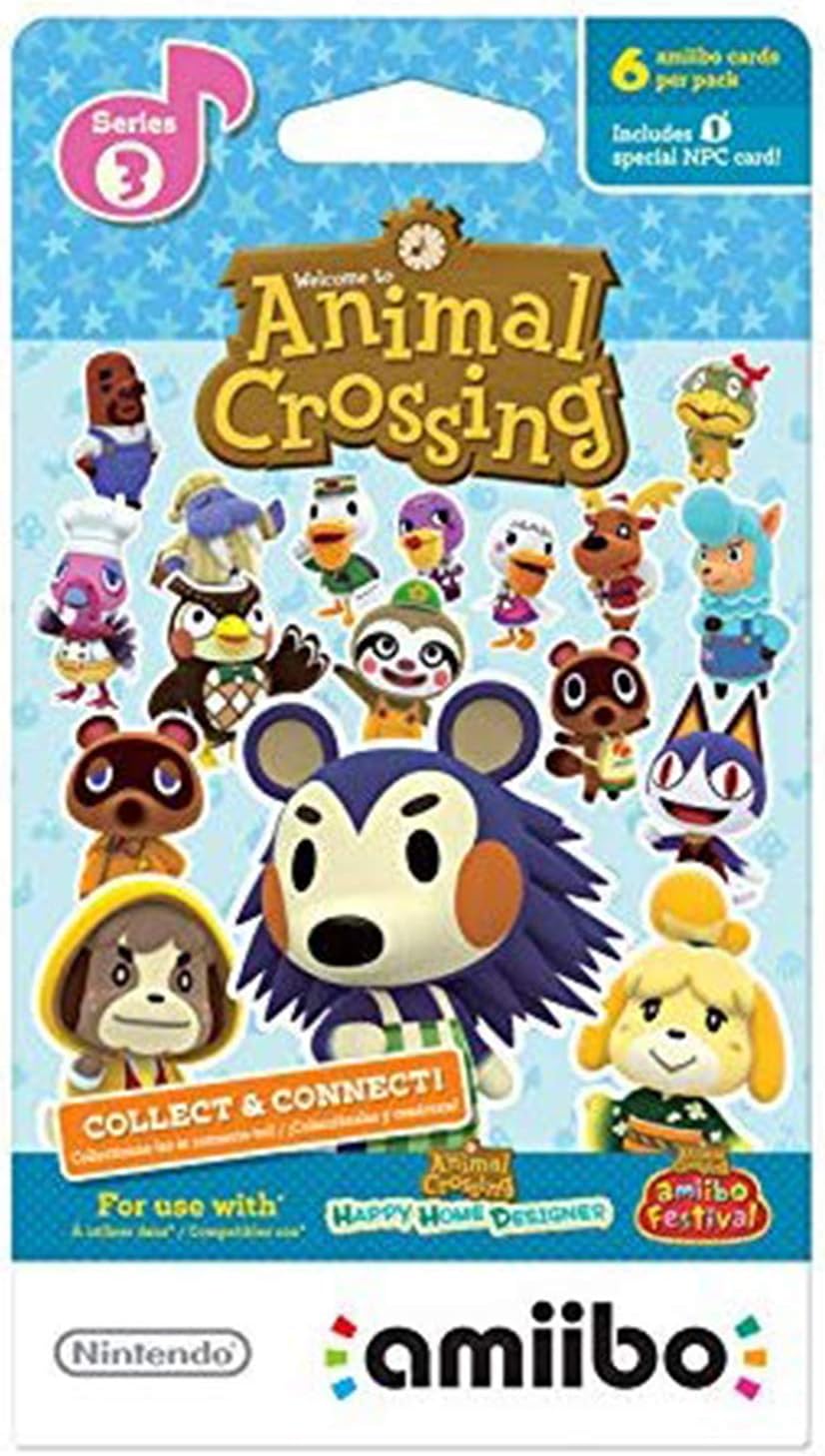 Animal Crossing Amiibo Crds 6pk S3