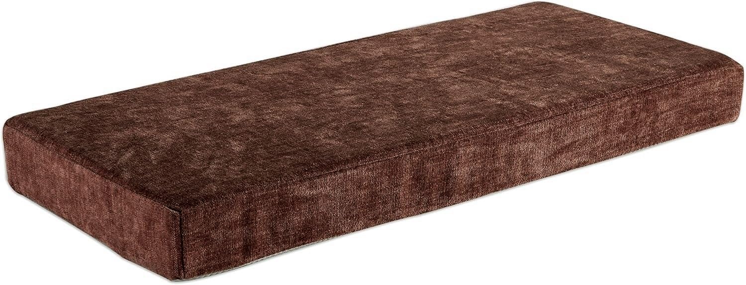 Coussin banc de jardin café 110x45 pour terrasse et chaise