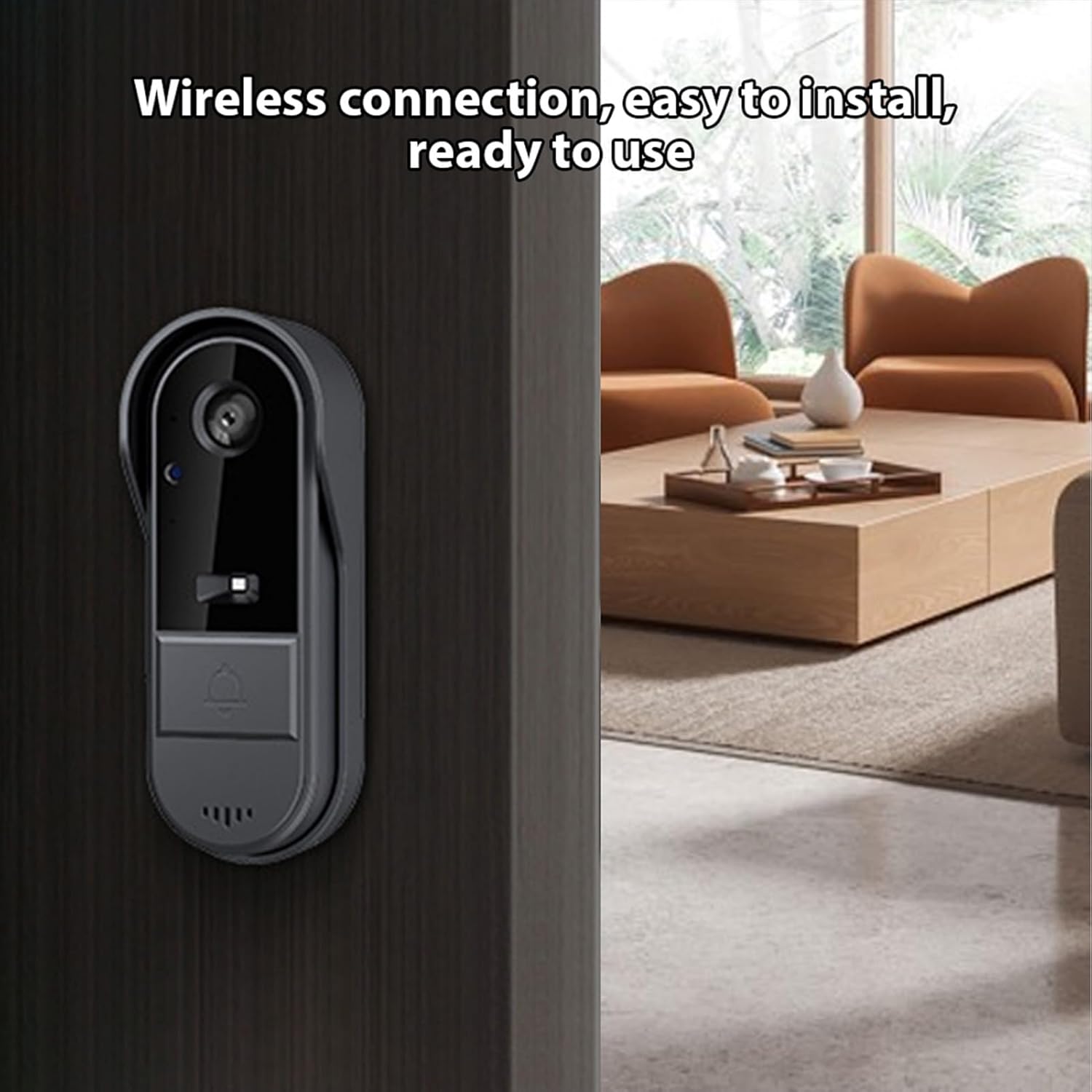 Wireless installation of Splenssy HS7080 video doorbell