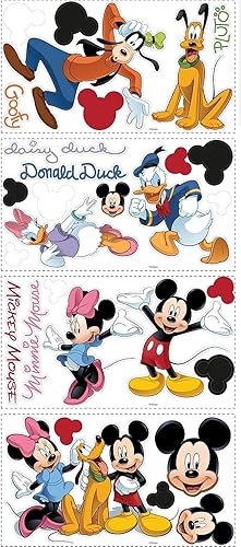 Roommates Rmk1507Scs calcomanía autoadhesiva de Mickey And Friends, por 30 unidades