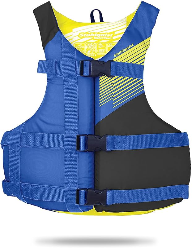 Kids Life Jacket 50-90 lbs - Coast Guard Approved Life Vest - Type III PFD for Boys and Girls - Secure & Adjustable Fit for Swimming, Boating & Water Sports