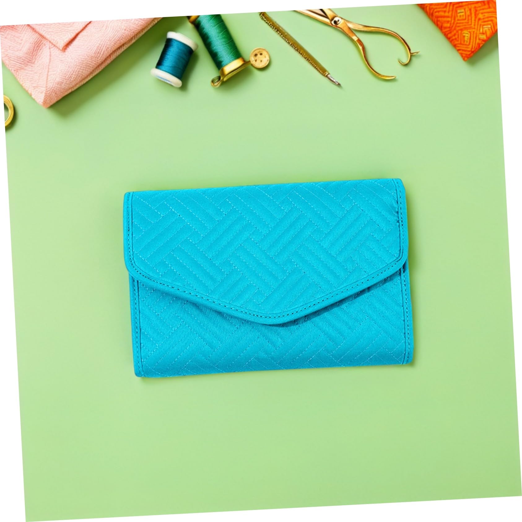 SHINEOFI Bolsa Organizadora para Ganchillos de Crochet con Múltiples Compartimentos Resistente Tela Oxford y Estructura Plástica Diseño Protector y Portátil para Almacenar Herramientas de