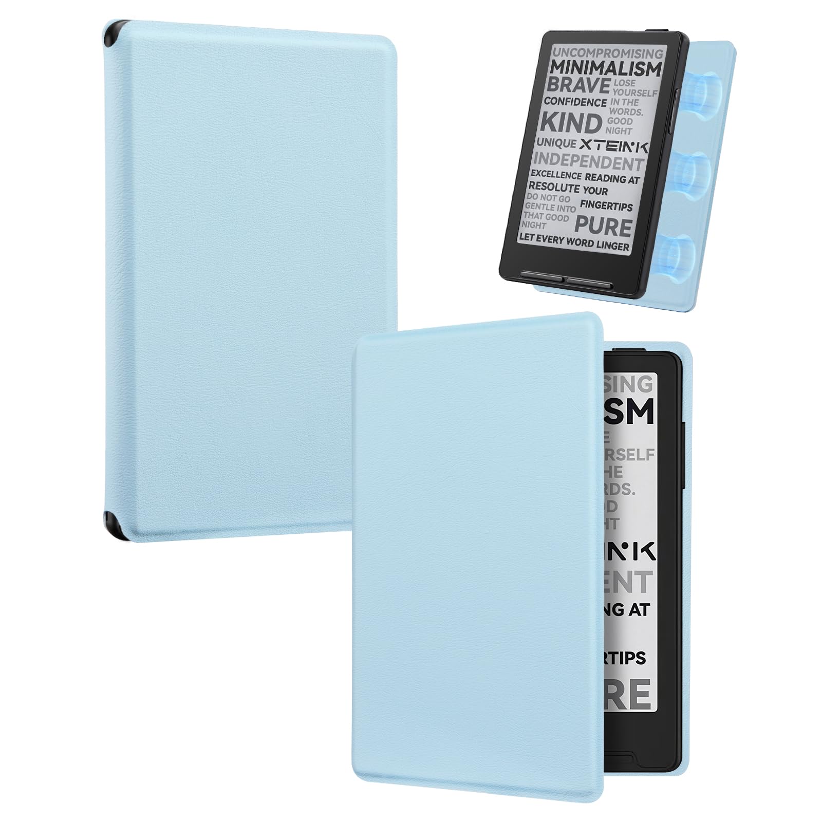 CoBak Magnetic Case for XTEINK X4, Ultra-Lightweight Protective Cover for Xteink X4 E-Reader, Secure Magnetic Attachment(Sky Blue)