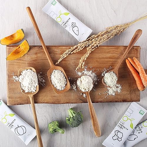 Miniatura 3 de Harina de arroz integral orgánica coreana para sopa, gachas (+polvo de calabaza kabocha) 2.65 onzas (0.53 onzas x 5 Ea)caja