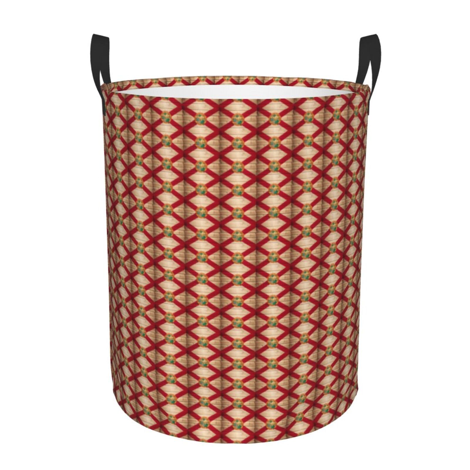 Panier à linge rond étanche imprimé Floride bac de rangement maison