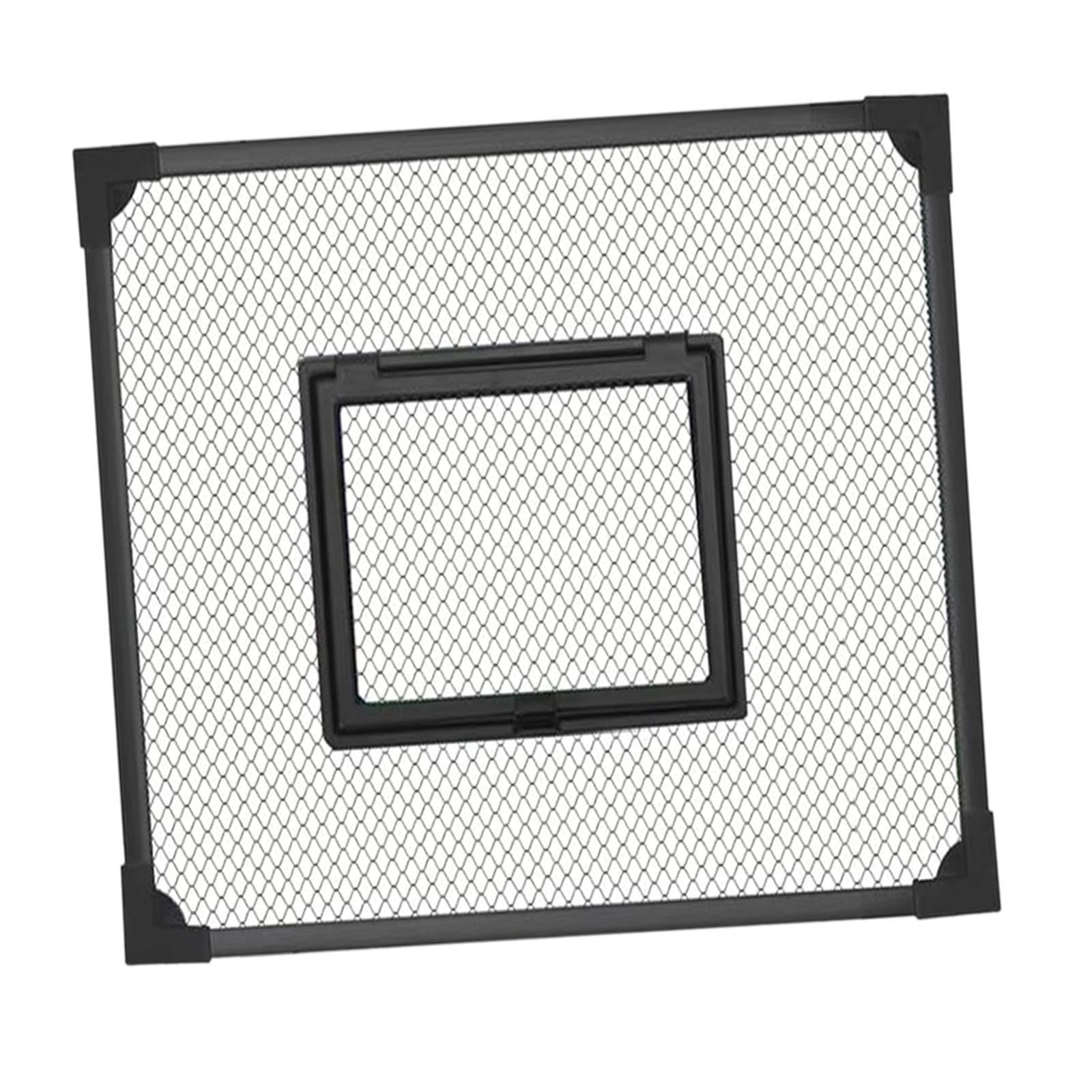 Aquarium Lid Mesh Net Cover - DIY Self Assembly Anti Jumping Fish Tank Top Protective Screen for Rectangular Aquariums Easy to Set up Accessories- 30x30cm