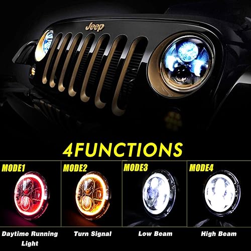 Miniatura 3 de 2 faros delanteros para Jeep Wrangler