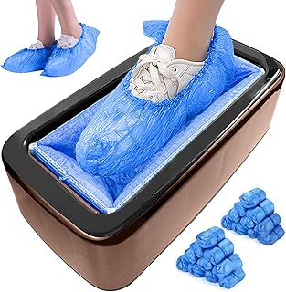 Sponsored Ad - Upgraded Automatic Shoe Cover Dispenser - Shoe Cover Machine, with 100pcs High Quality Non-Slip Non-Woven S...