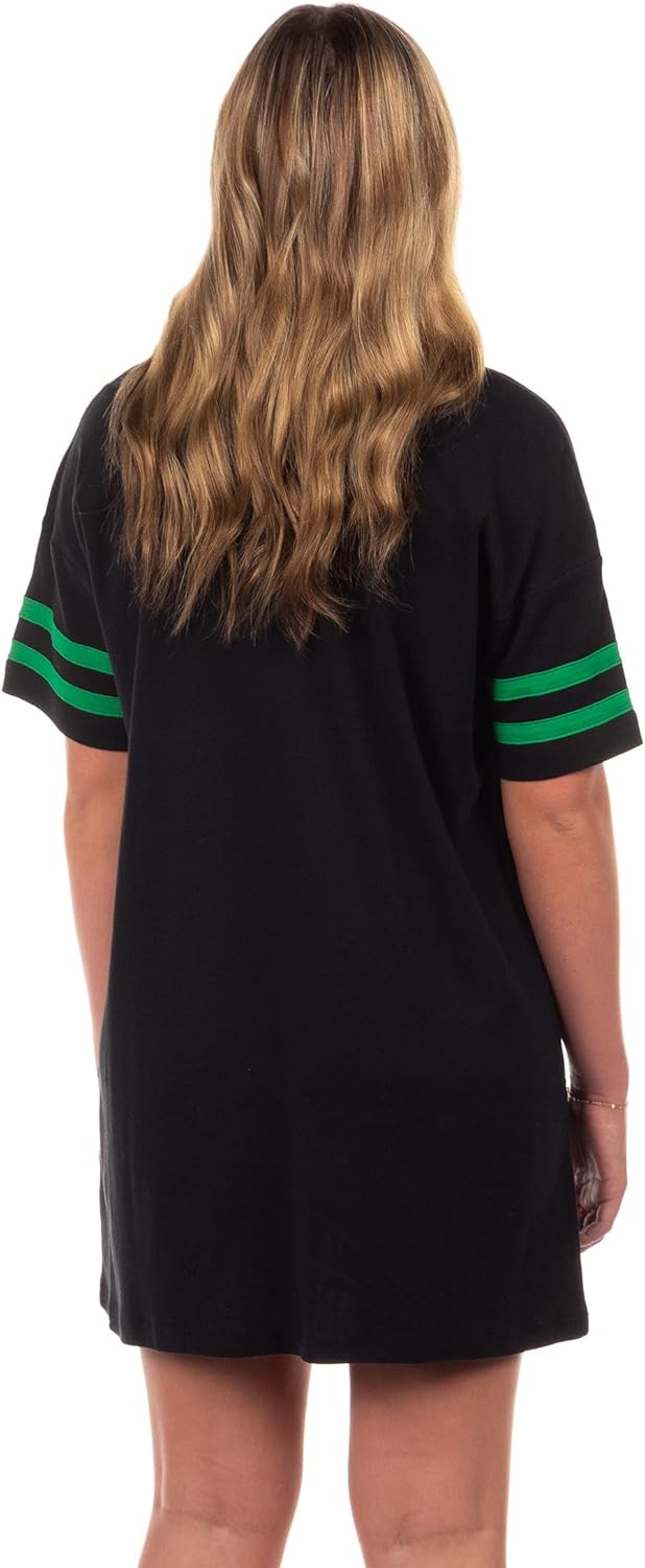 INTIMO Wicked Woman's Elphaba Thropp Varsity Nightgown Sleep Shirt Loungewear - Image 5