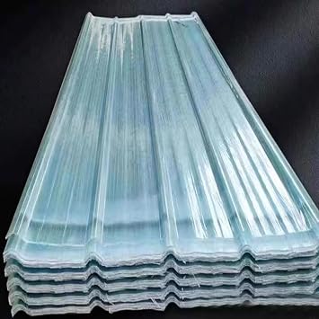 Clear Roof Sheet,2/3/5/7/8/11/12/14/16 Pcs Roof Panels,Replacement Shed Panel,1.2mm Fiberglass Daylighting Panels,Roofing Sheet,Roofing Tiles,for Replacing Garages 35x28in,14 pcs