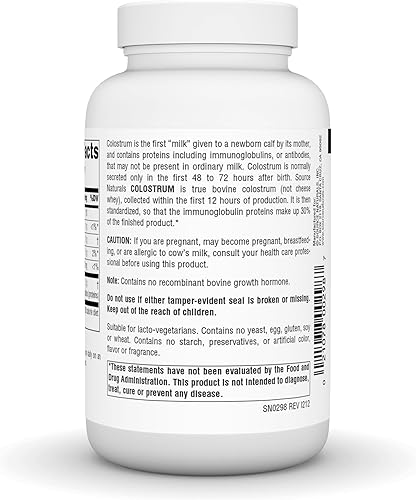 Miniatura 3 de Source Naturals El calostro contiene 30 por ciento de inmunoglobulinas - 2 oz en polvo