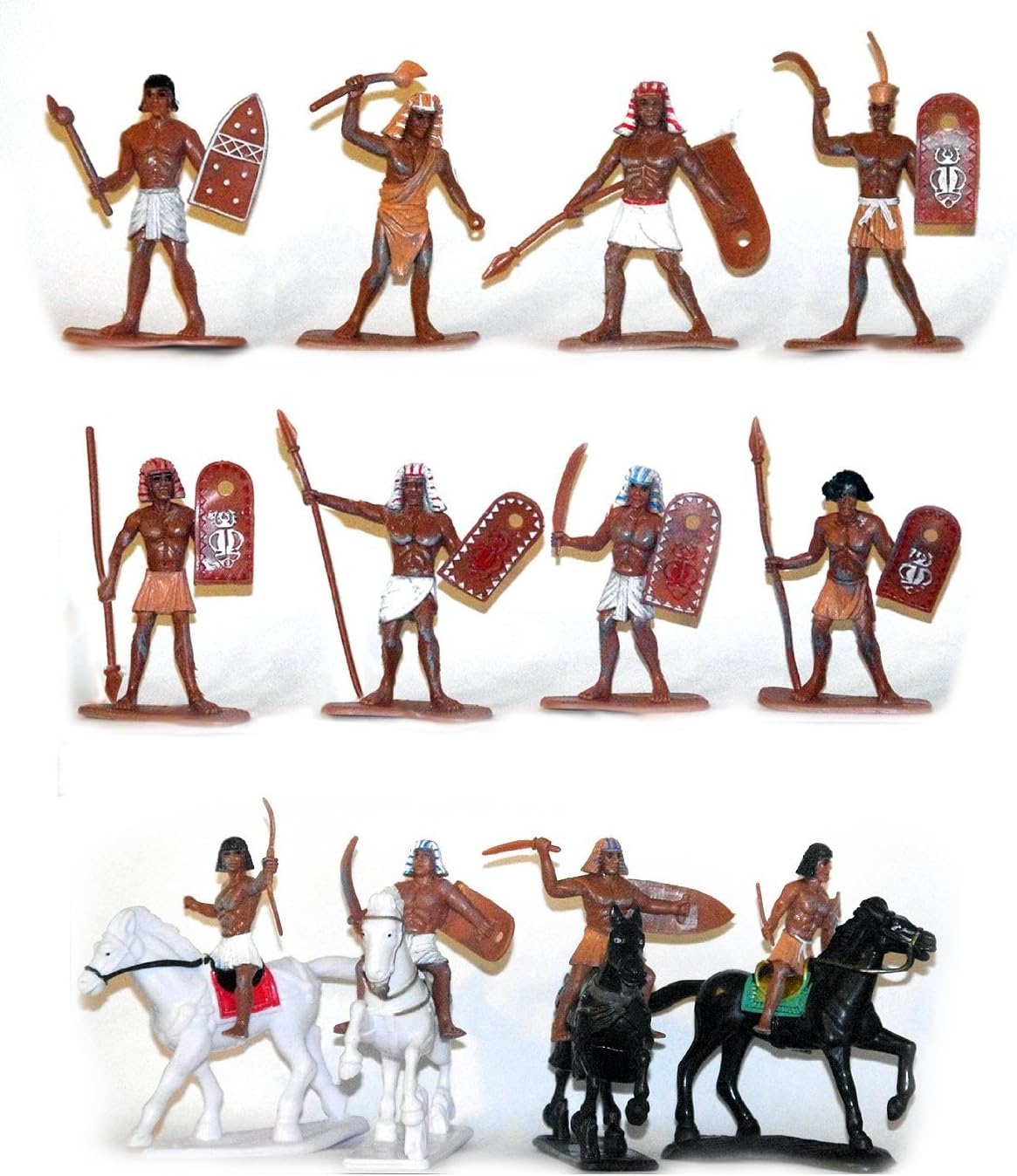 Plastic Toy Soldiers Ancient Egyptian Infantry Ancient