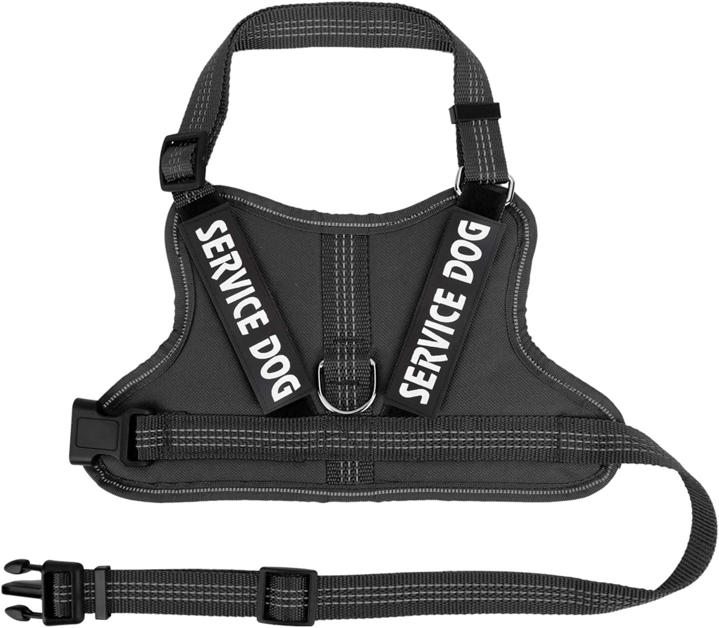 Service Dog Vest Harness, NoPull Reflective Service Dog Harness with 2 Removable