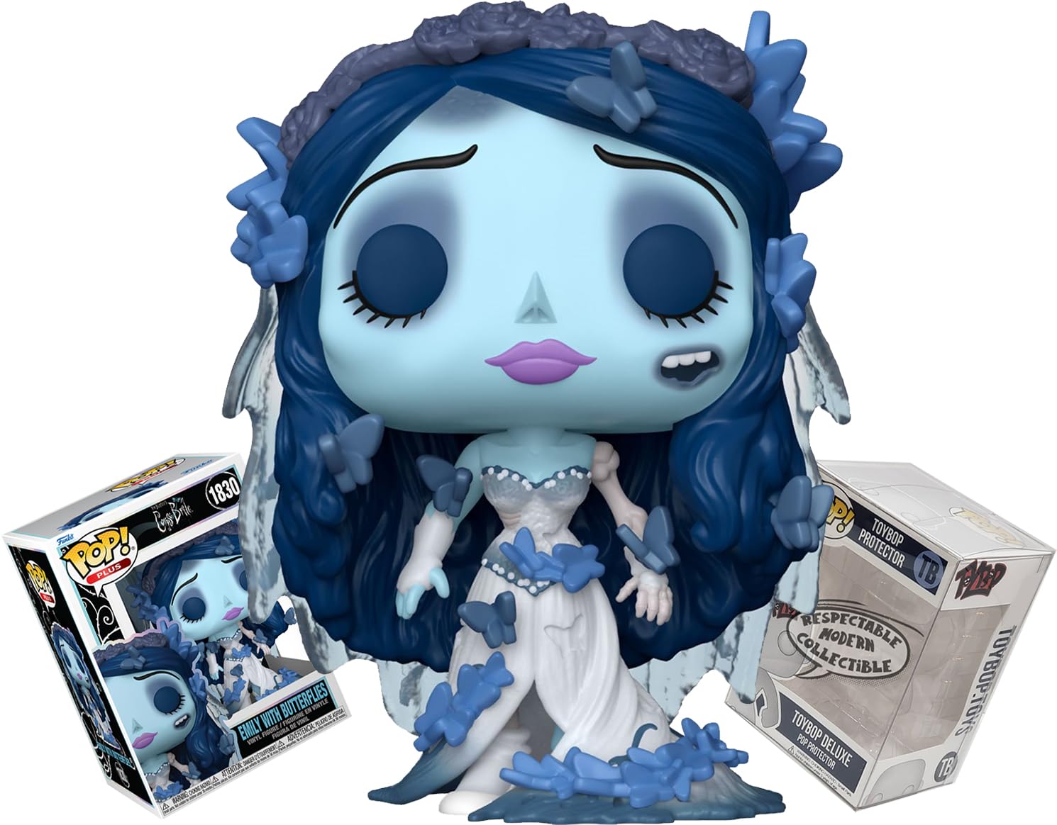 Funko Corpse Bride Emily caja de regalo exclusiva con protector de colección ToyBop