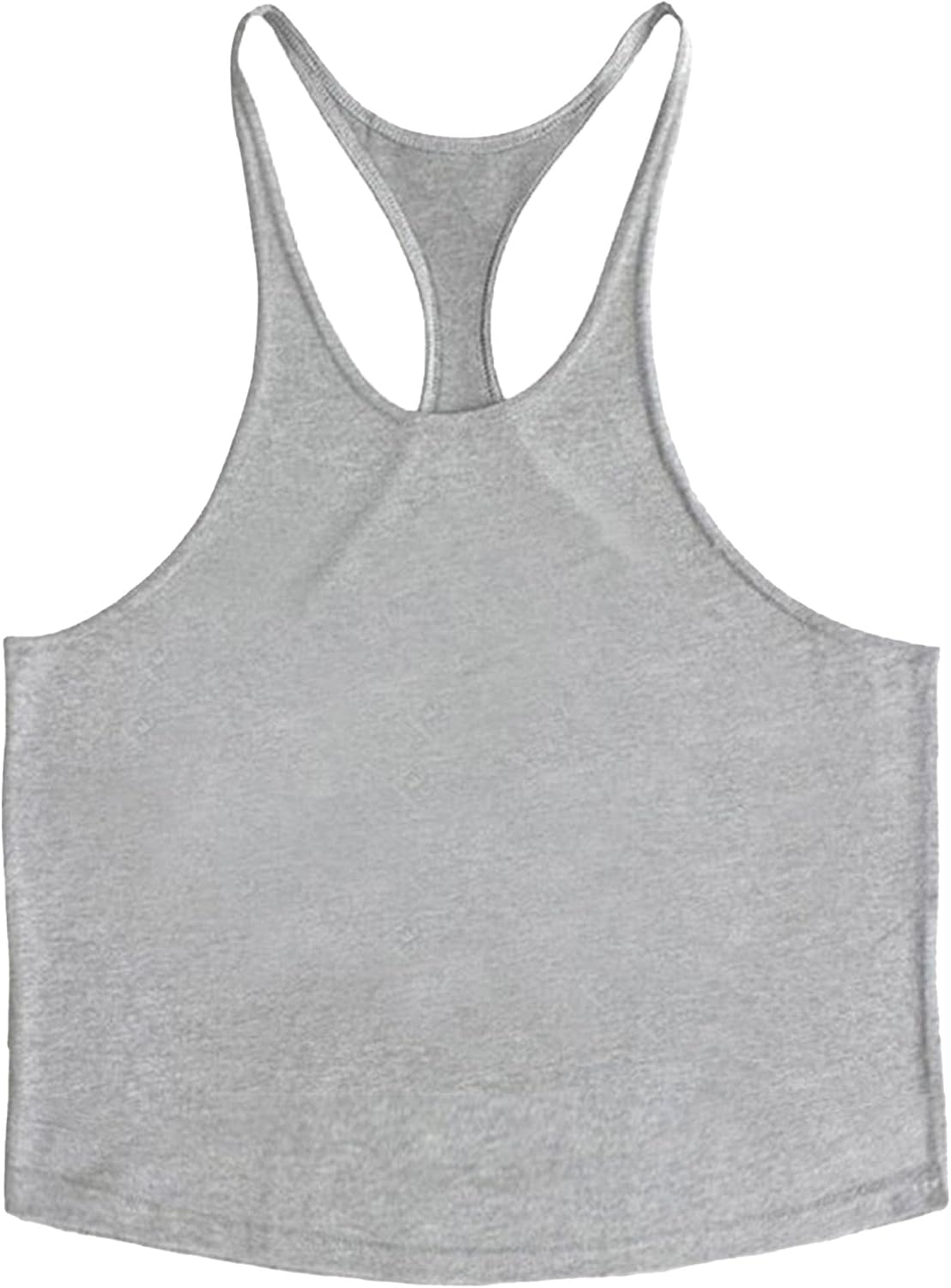Men's Summer Sleeveless Tank Tops Muscle Bodybuilding Gym Vest Y-Back Fitness T-Shirts