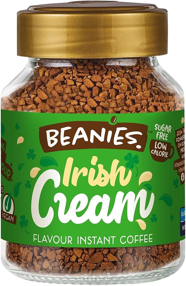 Beanies Irish Cream Flavour Instant Coffee,50 g (Pack of 1)