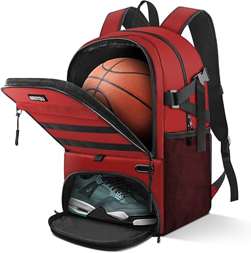 Miniatura 5 de BROTOU Basketball Bag, Soccer Backpack for adult, Volleyball Football Backpack Sports Gym Bag with Shoe and Ball Compartment for MenWomen