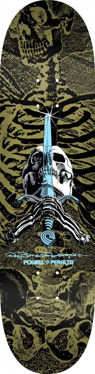 powellプロデッキ 骸骨と剣 グラフィック powellプロデッキ 骸骨と剣