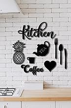 Wooden Factory Kitchen 9 Piece Kitchen Laser Cut Wood Wall Decoration