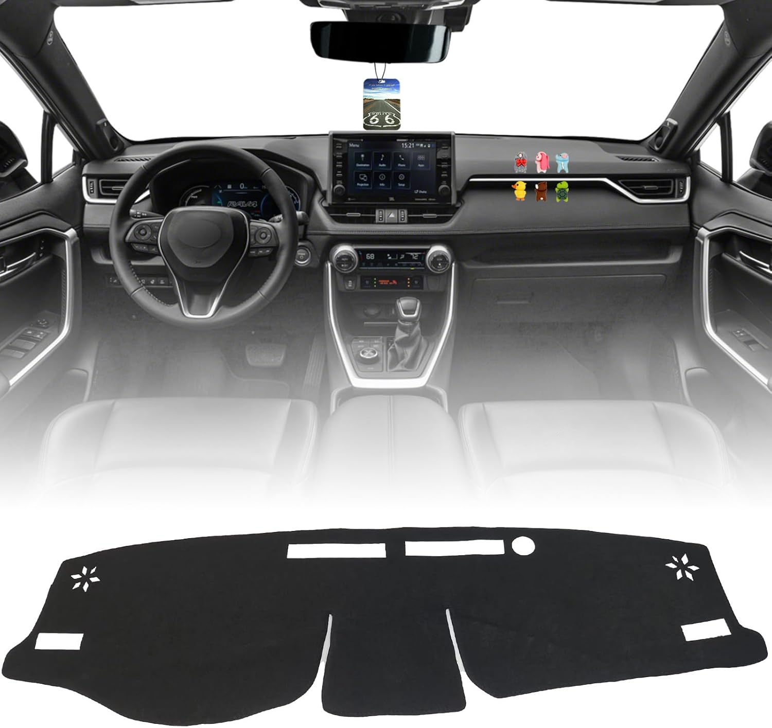 Amazon.com: Dash Cover Mat Compatible with 2019-2023 Toyota RAV4 ...