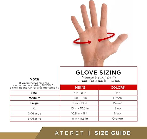 Miniatura 6 de ATERET Guantes de trabajo de cuero de seguridad Buffalo resistentes, forro de para-aramida, pulgar Keystone, corte de pistola, protección de nivel 3