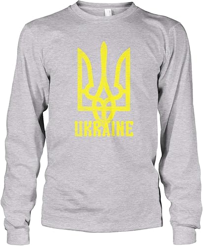 Miniatura 4 de Cybertela Camiseta de manga larga con escudo de armas ucraniano para hombre
