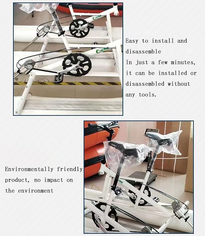 Bicicleta de Agua Inflable con Pedal para 1 Persona Kayak Pontón miniatura 3