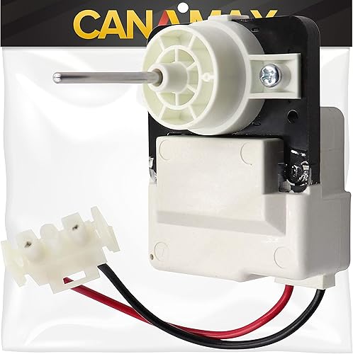 Miniatura 6 de Canamax 242077702 Motor del ventilador del evaporador del refrigerador, piezas de repuesto prémium para A03788604 242077705 242077701 242219201 -