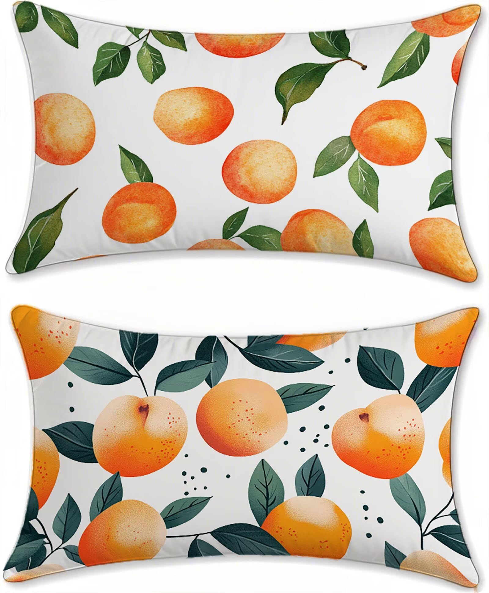 Coussin de jardin imperméable orange pour embellir votre terrasse