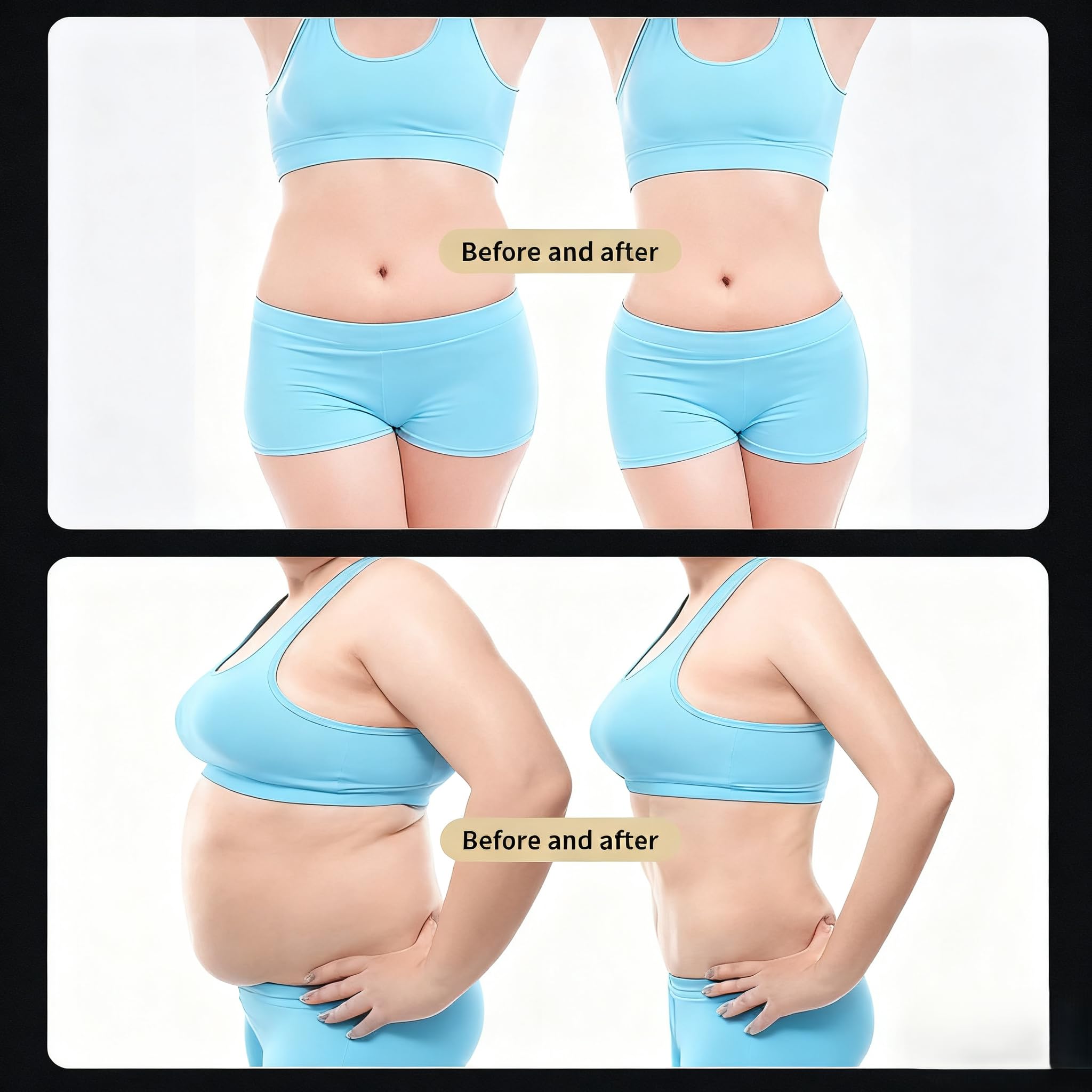 Elettrostimolatore MyoSlim - Macchina per Tonificare Muscoli a Casa - Tecnologia EMS per Addominali, Fianchi e Cosce, for Spa