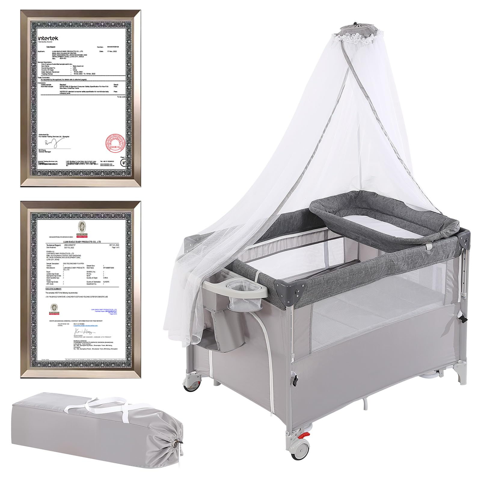 Amazon.co.jp: BTYJLEBE ベビーベッド 折りたたみ 【EN71（欧州